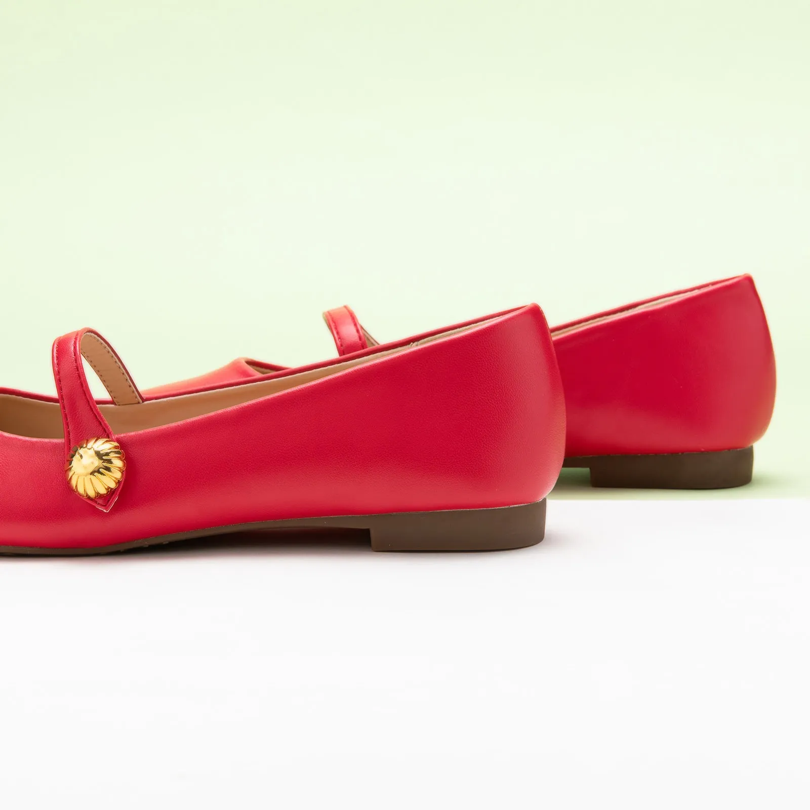 Single-Strap Mary Jane (Clara) Red