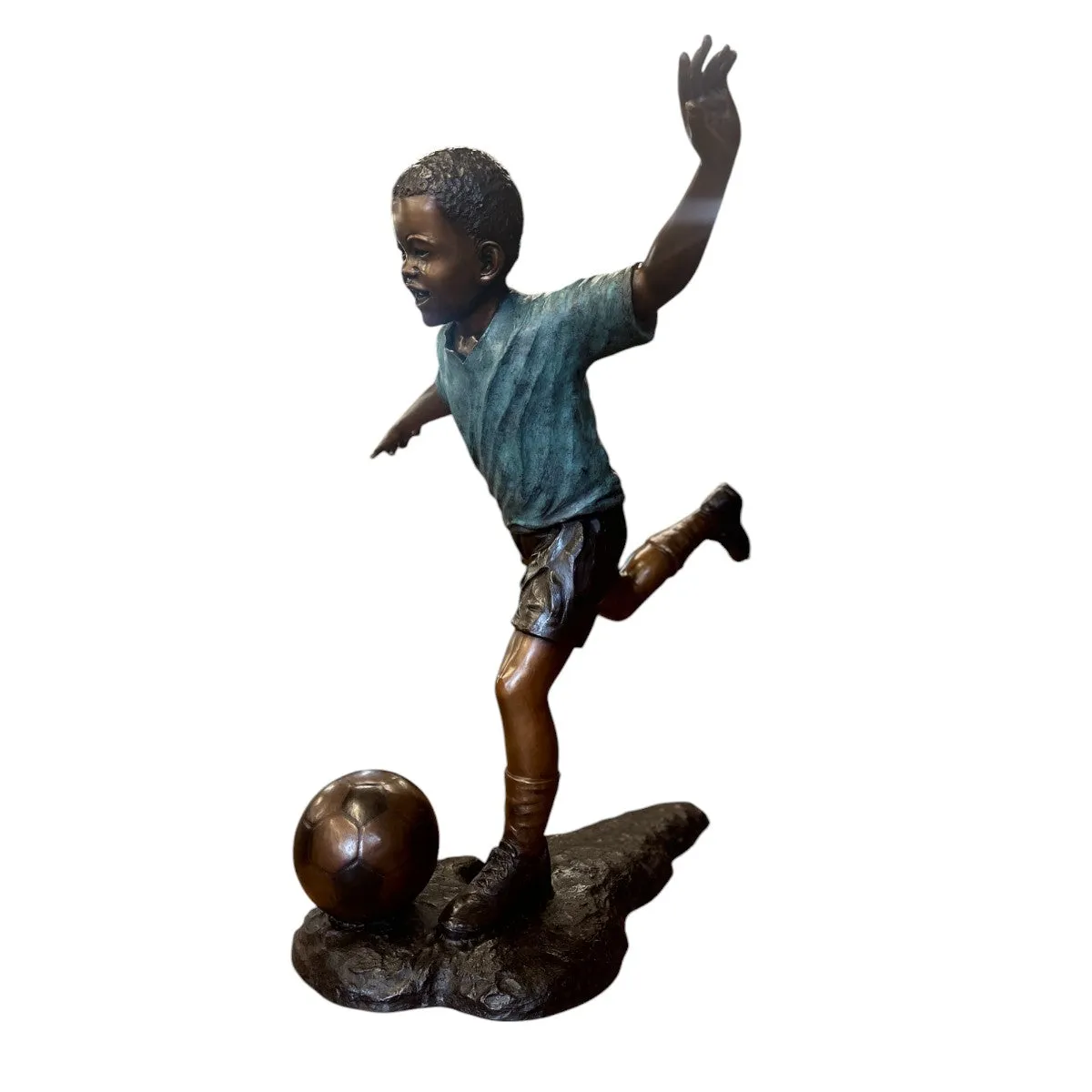 Soccer Kicker Statue