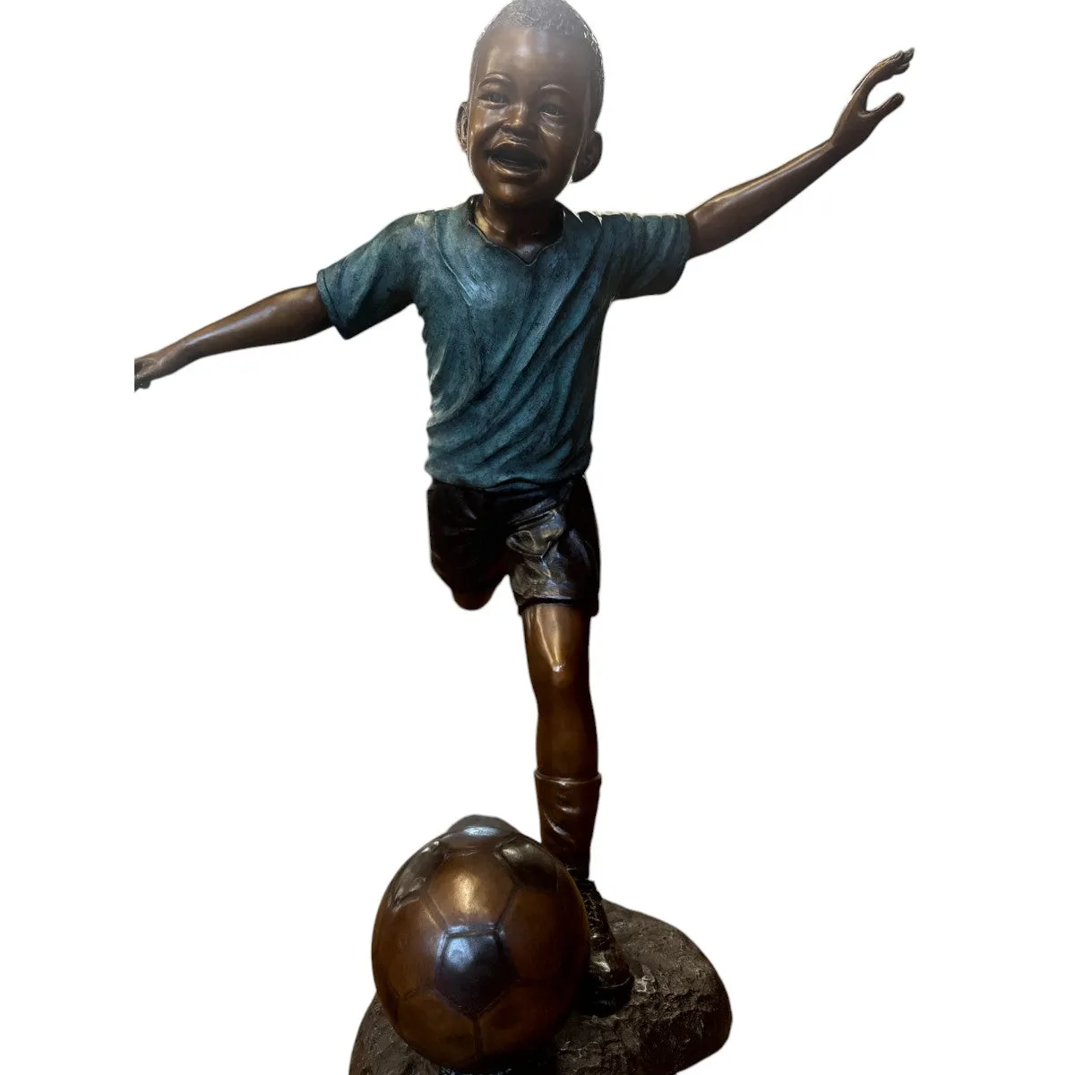 Soccer Kicker Statue