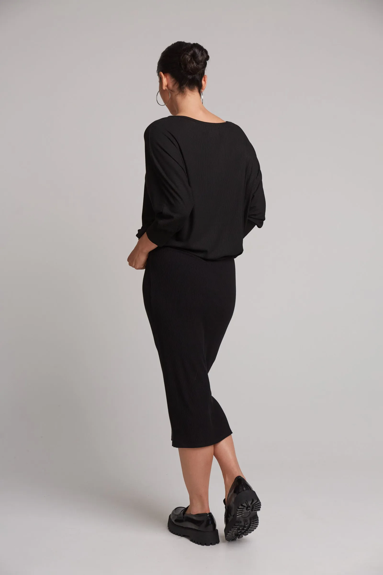 Studio Jersey Skirt - Ebony