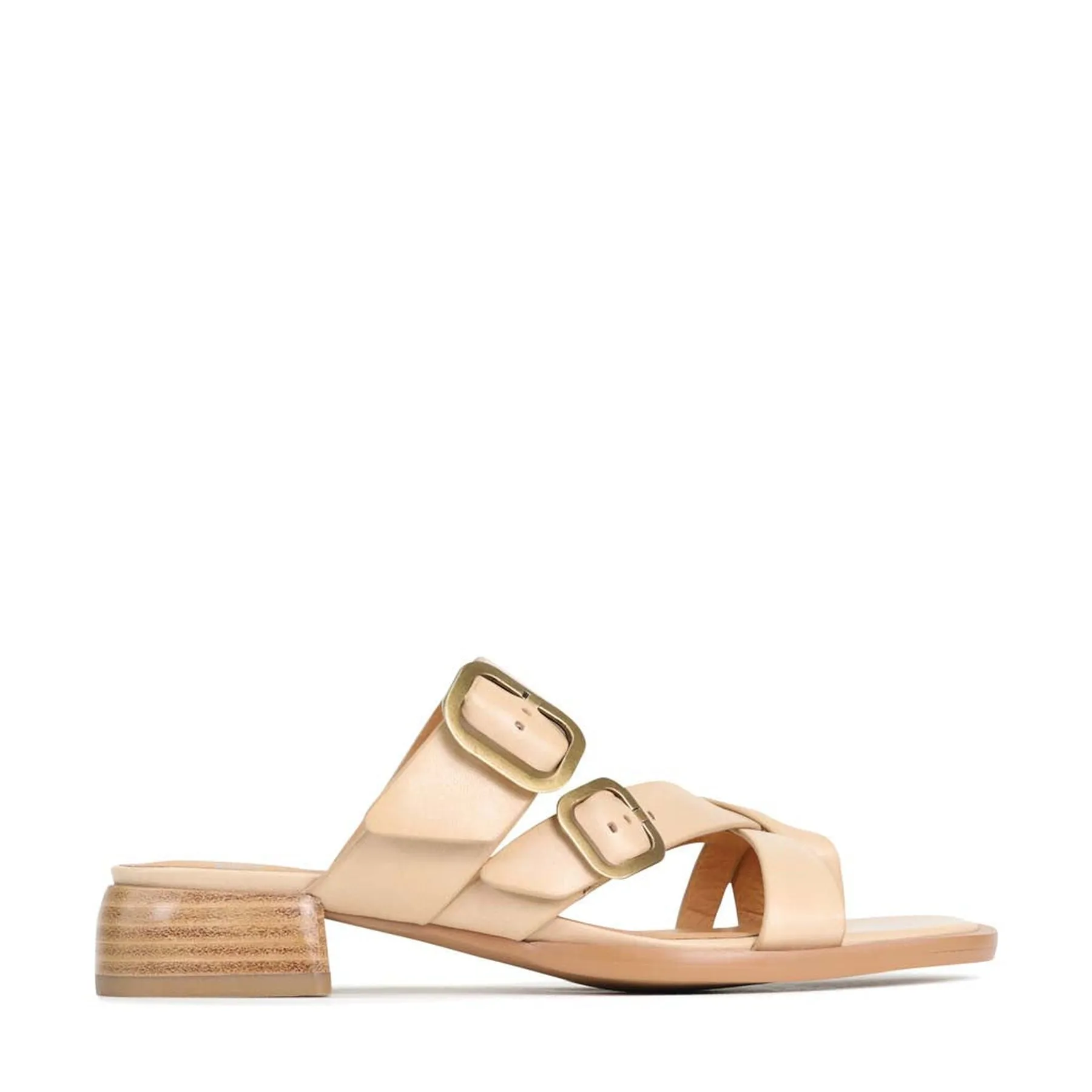 TEIA SLIDE SANDALS  LEATHER