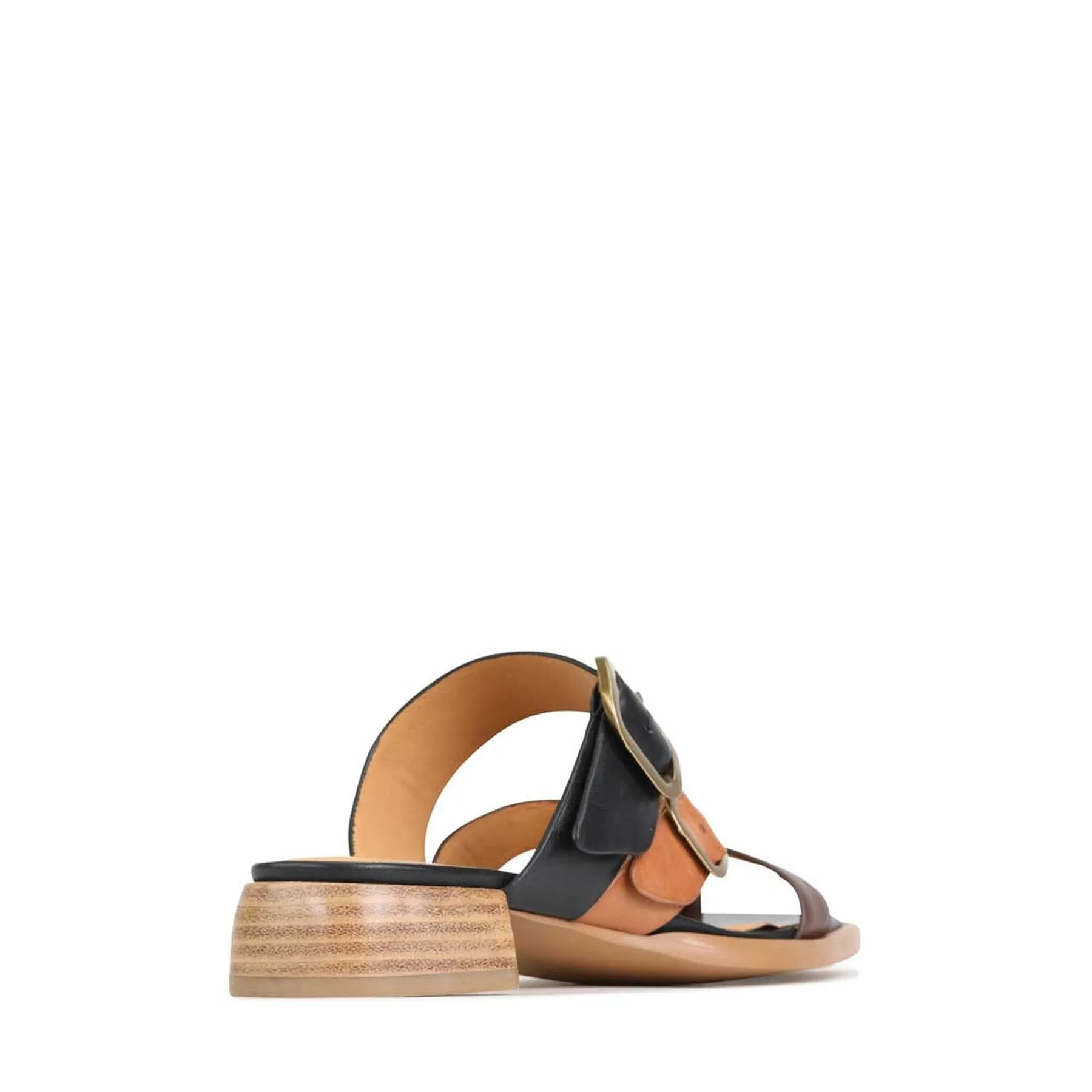 TEIA SLIDE SANDALS  LEATHER