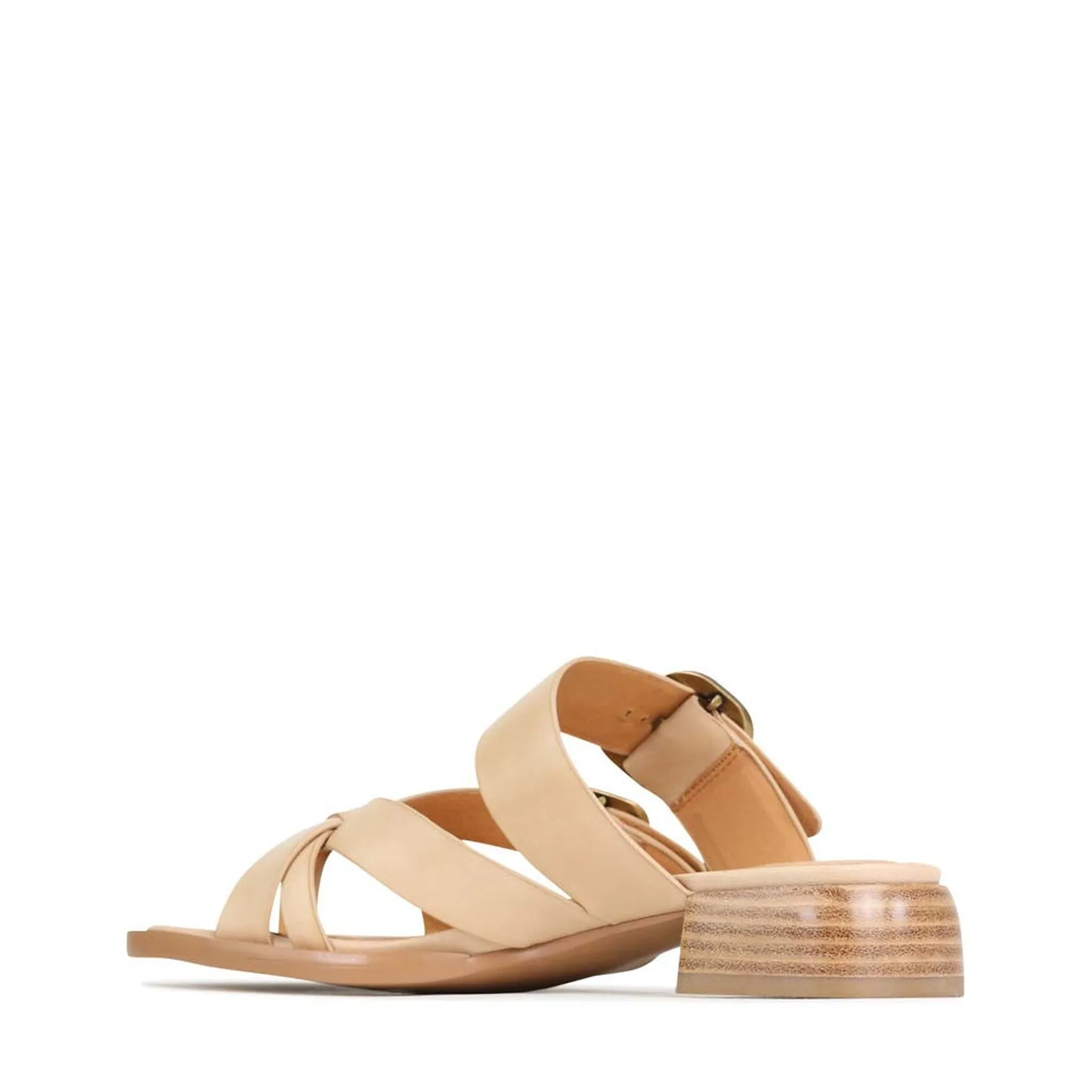 TEIA SLIDE SANDALS  LEATHER