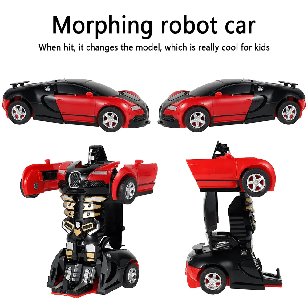 Tranforming Robot Vehicles Pull Back Car for Kids, TO0045