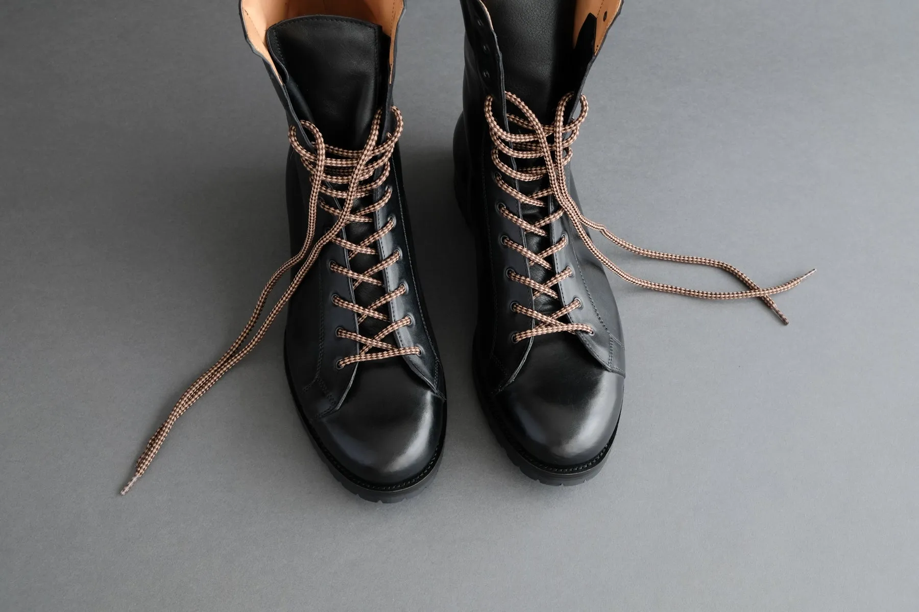 TwoFiveFive.Parachute Military Boots From Horse Leather