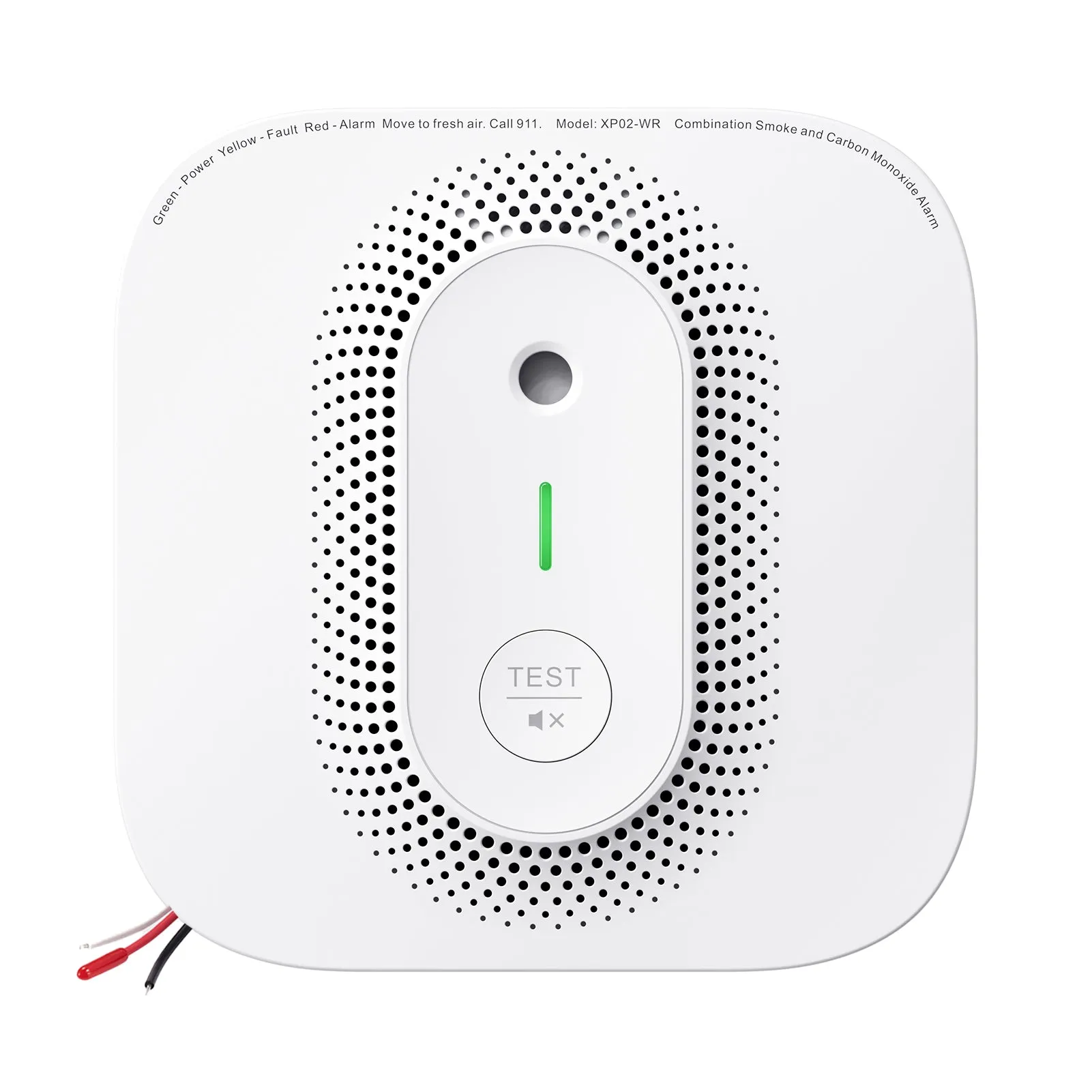 X-Sense Voice Location AC Hardwired Smoke Detector Carbon Monoxide Detector XP02-AR