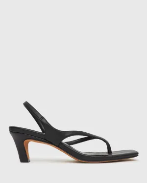 ZOE Low Heel Thong Sandals